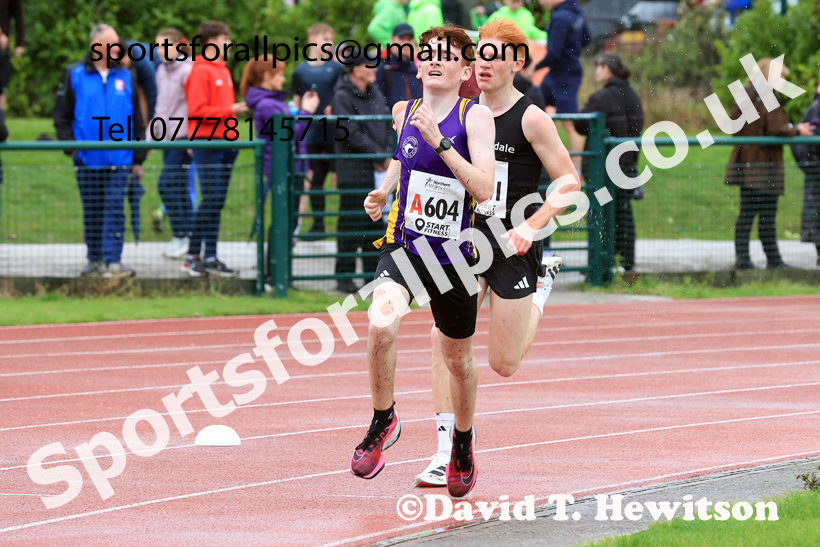 Mens Under-17s 2025 Northern Athletics Autumn Road Relays, Leigh, Lancashire. Photo: David T. Hewitson/Sports for All Pics